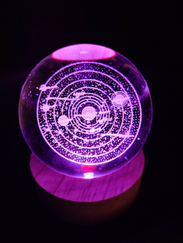 Hologrammkugel - Sonnensystem - Farbwechsel